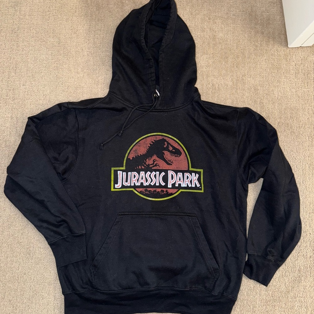 Black Jurassic Park Hoodie Universal Studios Men